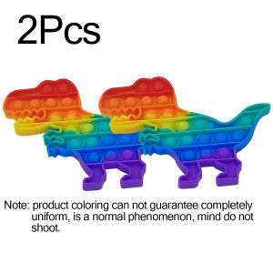 2Pcs Hot Push Bubble Fidget Toys Sensory Autism Special Needs Stress Reliever Squeeze Decompression Toy Fidget Toys For Kids