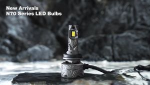 Novsight N70 High-Intensity 240W LED Headlight Bulbs 50000LM 6500K White for H4/H7/H11/9005/HB3/9006/HB4 - IP68 Waterproof New