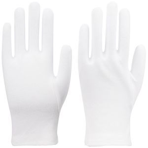 AIBUSISO | Driving Thick and Durable White Cotton Elastic Gloves