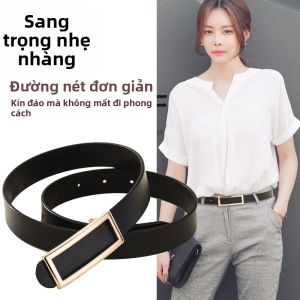Dây Nịt Da Đen Thời Trang Đa Năng