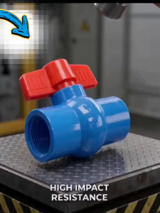 PVC Ball Valve 1/2 3/4 1 Inch Blue Plumbing Fixtures Gate Valves (100% Brand New)