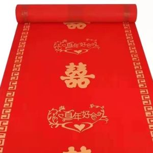 Disposable Red Wedding Carpet Thick Non-slip