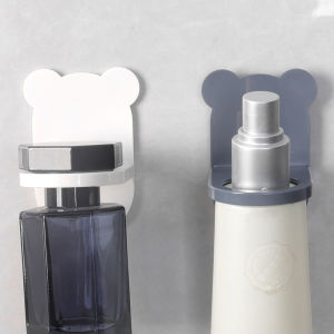 【On Sale】Shampoo Shower Gel Bottle Holder Shelves Self-Adhesive Bathroom Kitchen Wall Mounted Hook