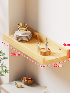 WUBUWEI | Wall Mounted Storage Shelf Wooden Board