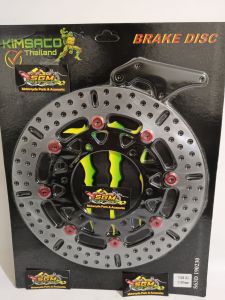 DISC BRAKE TIGER OLD /PIRINGAN CAKRAM DEPAN VARIASI MOZ BULAT BLACK SERIES MODEL KTC SIZE 300MM PLUS BREKET PNP TIGER OLD/ MEGAPRO/ CB150R OLD/ VERZA