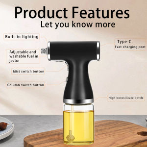 Electric oil sprayer air fryer oil sprayer kitchen household glass oil sprayer mist oil control wonder sprayer