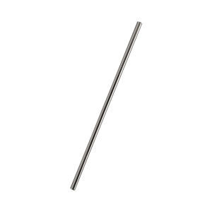 Food Grade 304 Stainless Steel Straw Non Disposable Portable Metal Iron Long Straw Drink Tube Commercial Milk Tea Straw