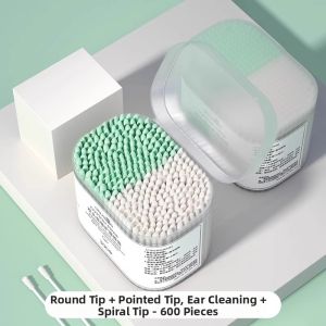 CHUSHE | Ear Cleaning Cotton Swabs for Adults