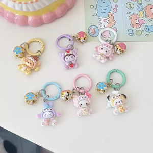 Gantungan Kunci Sanrio Series: My Melody, Cinnamoroll & Hello Kitty