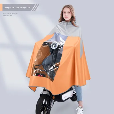 WEICHENGNEI | Áo Mưa Đơn(mặc 1 người) Phù Hợp Với Xe Máy/ Xe Điện Phong Cách Thời Trang Cho Nam Và Nữ Unisex