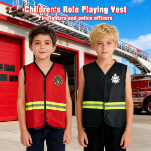 Childrens Role-Playing Firefighter and Police Uniforms Pretend Play Costumes Boys Police Toys Firefighter Costumes Christmas Costumes Birthday Gifts Holiday Gifts Christmas Gifts