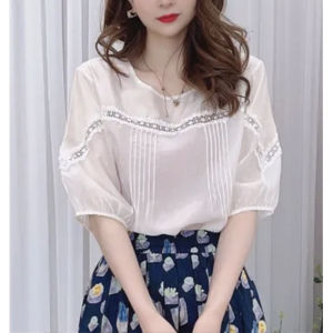 Clearance High-End Foreign Trade Discounted Original Leisure Blouse