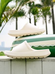 รองเท้าแตะ Kappa สำหรับผู้หญิง ทรงหนา ฤดูร้อน 2025 รองเท้าแตะกลางแจ้งแฟชั่นใหม่ รองเท้าแตะแบบสวมสบาย สวมใส่สบาย รองเท้าแตะ EVA