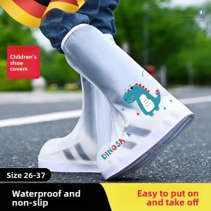 MONLEYTA | German Childrens Rain Boot Covers High-Tube Anti-Slip Waterproof For Outdoor Wear In Rainy Days Suitable For Boys And Girls