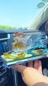 ซึ่งหมอนกุญแจนน์ การแต่งตกแต่ง การรักษาฮวงจุ้ย และการลดความเหนื่อยด้วย - กิเลนคู่ จี๋หลินคู่ ของมงคลช่วย 2 สี