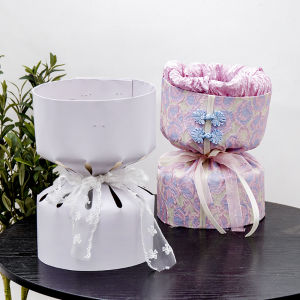 แผ่นรูปแบบห่อของขวัญดอกไม้แบบยุคที่สอง แผ่นรูปแบบห่อผ้าหอมขนาดเล็ก อุปกรณ์เสริมสำหรับร้านดอกไม้สด