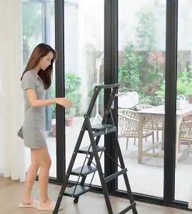 Ladder/Tangga Rumah/ 梯子 Household Ladder Foldable Home 2 — 8 Steps Stainless Steel Folding Ladder