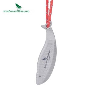 Boundless Voyage ไทเทเนียม Survival Whistle ขนาดกะทัดรัดนกหวีดความปลอดภัยฉุกเฉินสนิมนกหวีดสําหรับ Camping & Rescue & Training