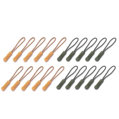 10/20pcs Zipper Pulls Zipper Extension Pulls Nylon Cord Zipper Tag Replacement for DIY Sewing Clothes Backpacks Jackets Luggage