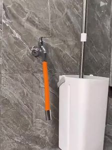 Kran Cabang Chrome [G] Keran Air Shower Mandi Double Mesin Cuci Tembok