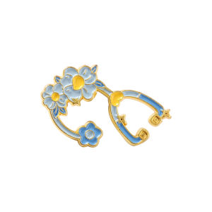 Doctors Day Doctor Lapel Pin White Coat Decoration Nurse Personal Wear Cartoon Badge Clothing Decor 2 Pieces Fashion Jewelry