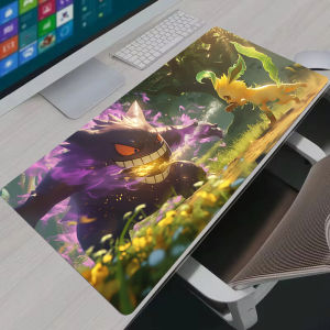 Bandai | P-Pokemon Anime Large Extended Mouse Pad Non Slip Rubber Desk Mat  Keyboard Pad Gaming Table Cover Laptop Desktop Decor For