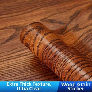 Oil Proof Water Resistant Self Adhesive Wooden Pattern Wallpaper