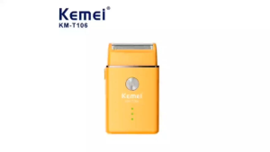 Kemei Electric Razor Reciprocating Shaver with Single Blade for Men and Seniors Single-Net Electric Shaver Floating Head Portable USB Charging Professional Mens Beard Trimmer