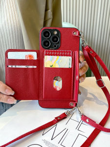 New 4 Styles Xiaomi Mi11 Mi12 pro Wallet Style Silicone Phone Case Crossbody Card Holder Luxury Fashion High End Protection