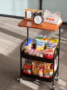 BBG Multi Layer Trolley Cart Organizer Rack kitchen Storage Rack with Wheels Perfect for Organizing Kid Snacks and Bathroom Item