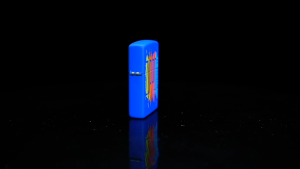 Zippo Founders Day Special Collection Rainbow Design Royal Blue Pocket Lighter | Zippo 48138 (Lighter without Fuel Inside)
