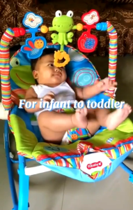 Hapyee rocking chair for baby foldable baby balance chair rocker breathable newborn sleep basket