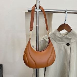 Womens French Handbag Shoulder Bag Textured Crossbody Bag Zipper Closure & Adjustable Strap Versatile for Work Casual & Travel