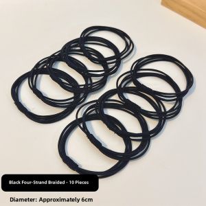New High Elasticity Durable Hair Ties Womens Stylish Hair Bands Simple Design Long Lasting Elastic Hair Bands for Hair And Scalp