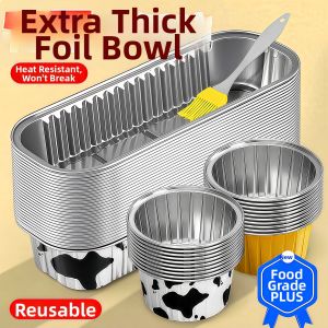Reusuable Heavy Duty Foil Bowl Baking Mold Food Grade