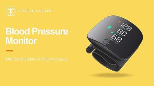 【5 Years Warranty】Rechargeable Wrist Blood Pressure Digital Monitor LED Touch Screen Automatic Pressurization Blood Pressure BP