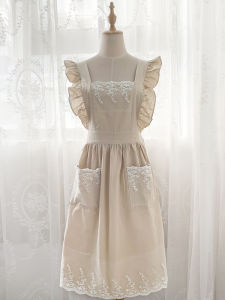 QIAOYU | Cute Princess Style Soft Cotton Apron