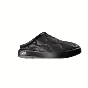 OOFOS OOcoozie Thermo Mule Black/Black (Womens) รองเท้าเพื่อการฟื้นฟู