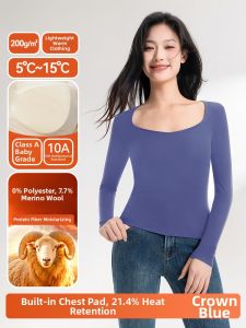 Padded Skincare Protein Velvet Thermal Underwear For Winter