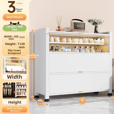 DIBIOU | Large Capacity Space-Saving Shoe Cabinet