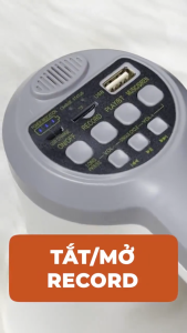 Loa cầm tay FY-518BT đa năng 40W kết nối Bluetooth hỗ trợ ghi âm – Phát nhạc pin siêu bền