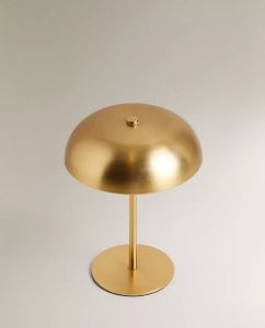 LED Mushroom Lamp Book Light Metal Touch Control USB Rechargeable for Bedroom Nightstand Coffee Table Bar Restaurant Decor