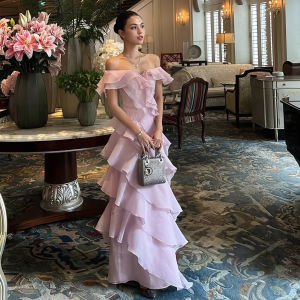 CHOUXIE | Unique Beautiful French Style Strapless Dress