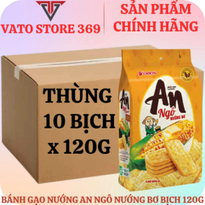 Bánh gạo nướng AN vị ngô nướng bơ bịch 120g