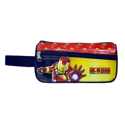 Pencil Case - Tempat Pensil Double Sletting Super Hero