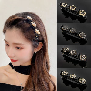 🔥Flower Hair Clip Lazy Braided Hairpin Female Summer Bangs Fixed Hair Clip Flower Hair Accessories LovelylifeFu👍