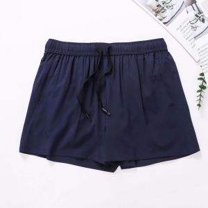 Men Summer Triangle Lining Shorts Fashion Tape Thin Sports Quick-Drying Running Basketball Fitness Shorts Pure Color