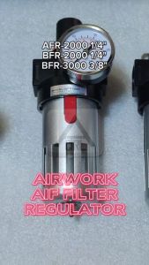 AIR FILTER REGULATOR AIRWORK BRAND FRL UNIT  (BRF-2000 | BFR-3000 | AFR-2000) | VAT INCLUDED PRICES