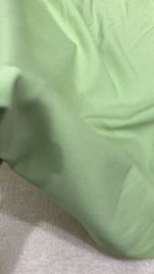 Vải Chéo Xanh Bơ Nhạt Khổ 1m48 - Dày Vừa Phải Co Giãn Nhẹ 4 Chiều - May Quần Tây Đầm Váy Đồ Thiết Kế