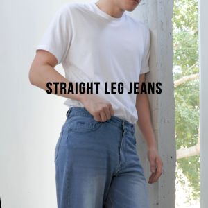 Yuedpao Smooth Stretch Jeans ยืดหยุ่นจนลืมว่าเป็นยีนส์ ยืดแต่ไม่ย้วย ยีนส์ยืด กางเกงยีนส์ กระบอกตรง